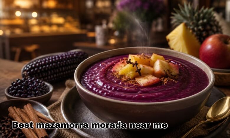 Best mazamorra morada near me