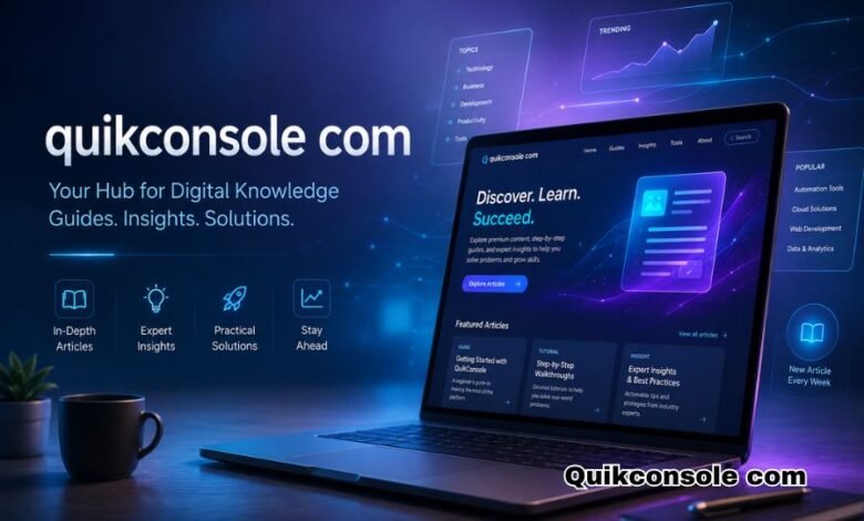 Quikconsole com