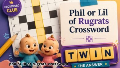 phil or lil of rugrats crossword