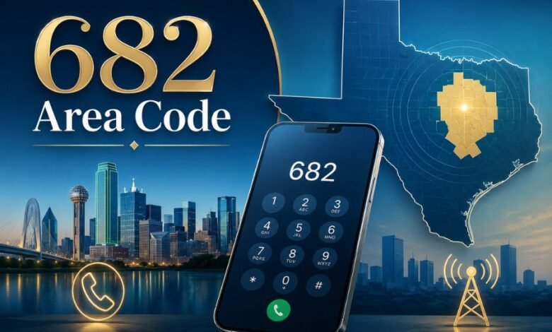 682 area code