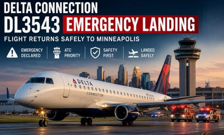 Delta Connection DL3543 Emergency Landing