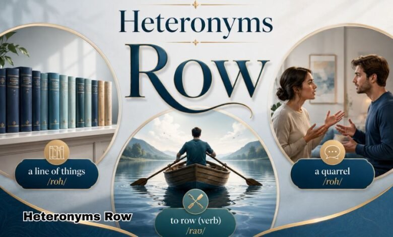 Heteronyms Row