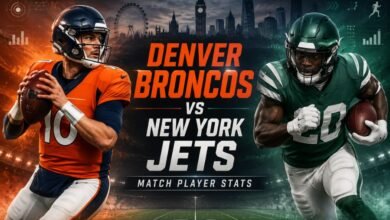 denver broncos vs new york jets match player stats