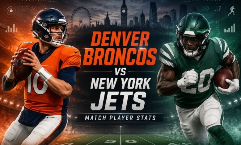 denver broncos vs new york jets match player stats