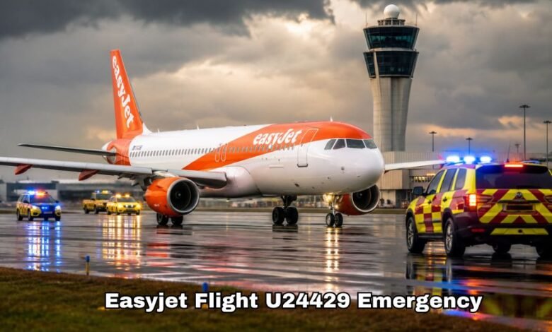 easyjet flight u24429 emergency