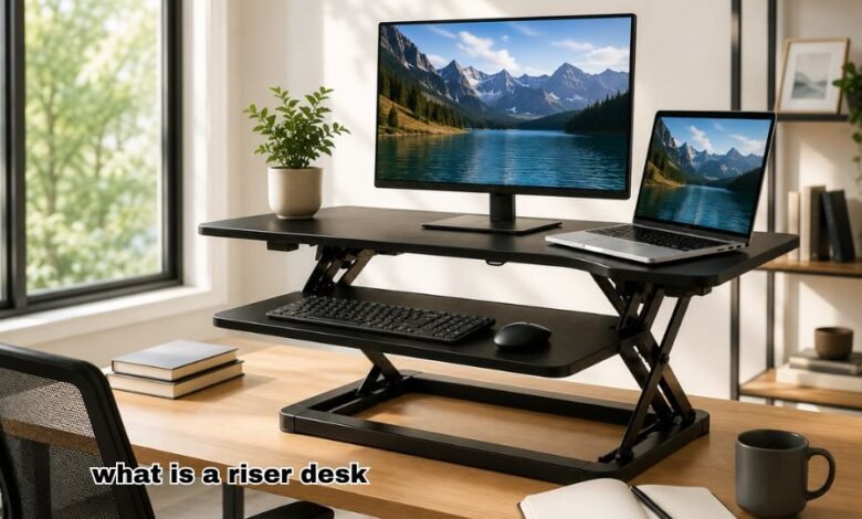 what is a riser desk